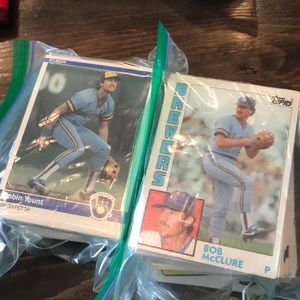 MILWAUKEE BREWERS Assorted Baseball Cards ‘81-91